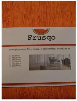 Draadjesgordijn Oranje 100x250cm -Gordijn Promotie Winkel 1940772351 2