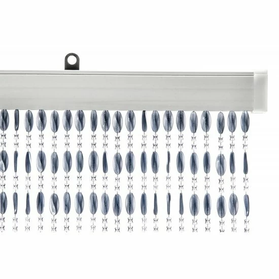 Kralengordijn Charlotte 90x220cm Grijs (79 Strengen) 4 Kralengordijn Charlotte 90x220cm Grijs (79 Strengen) - Afbeelding 2