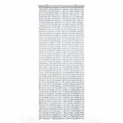 Kralengordijn Charlotte 90x220cm Grijs (79 Strengen) -Gordijn Promotie Winkel 1946728251