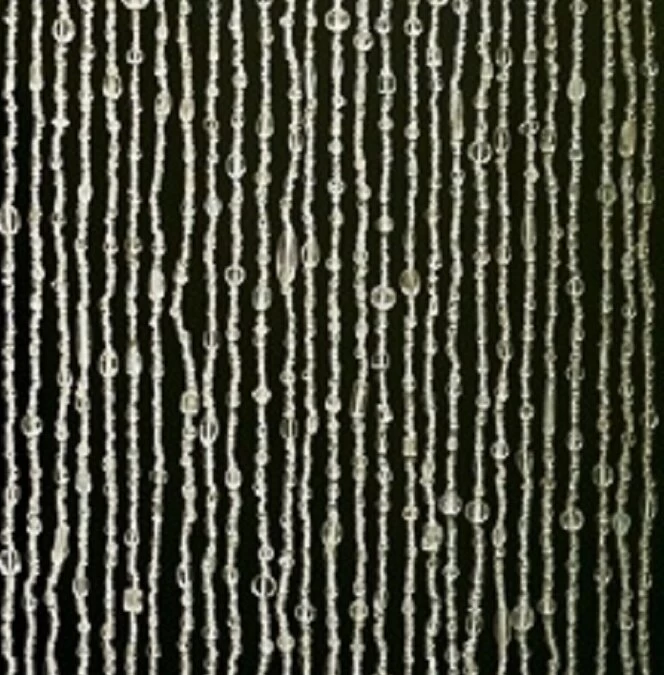 Glaskralengordijn Oosters (transparante Glaskralen) 3 Glaskralengordijn Oosters (transparante Glaskralen)