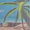 Bamboe Deurgordijn Tropical Paradise 90x200cm -Gordijn Promotie Winkel 1971377697