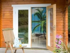 Bamboe Deurgordijn Tropical Paradise 90x200cm -Gordijn Promotie Winkel 1971377703