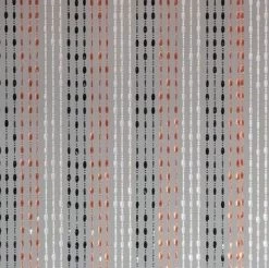 Kralengordijn Zwart/wit/oranje 90x200cm