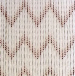 Kralengordijn Parels Bruin/beige 90x200cm