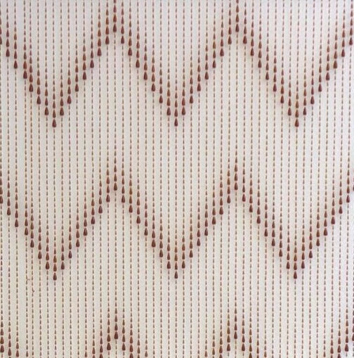 Kralengordijn Parels Bruin/beige 90x200cm 3 Kralengordijn Parels Bruin/beige 90x200cm