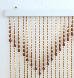 Kralengordijn Parels Bruin/beige 90x200cm 7 Kralengordijn Parels Bruin/beige 90x200cm -Gordijn Promotie Winkel 1971398613