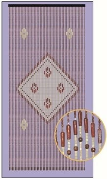 Kralengordijn Acropole 90x192cm (52 Strengen)