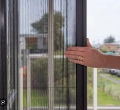 Plisséhordeur DUO Voor Schuifpui Of Openslaande Tuindeuren (Op Maat) -Gordijn Promotie Winkel 1972827708