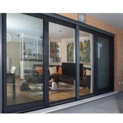 Plisséhordeur DUO Voor Schuifpui Of Openslaande Tuindeuren (Op Maat) -Gordijn Promotie Winkel 1972827714