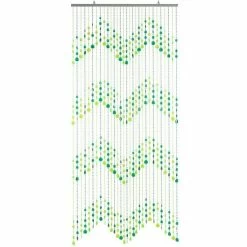 Kralengordijn Druppel Groen 90x200cm -Gordijn Promotie Winkel 1974174390 3