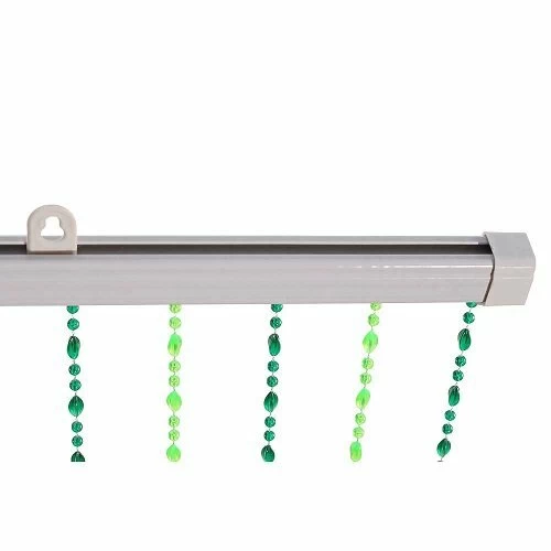 Kralengordijn Druppel Groen 90x200cm 6 Kralengordijn Druppel Groen 90x200cm - Afbeelding 4