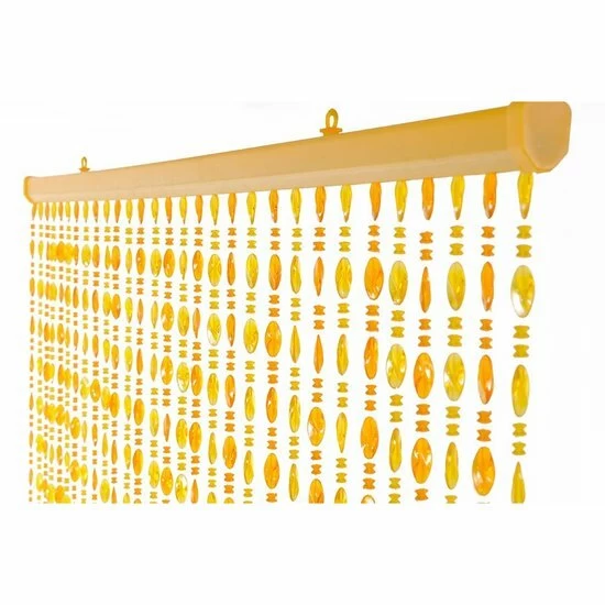 Kralengordijn Parels Honing 90x200cm (30 Strengen) 4 Kralengordijn Parels Honing 90x200cm (30 Strengen) - Afbeelding 2