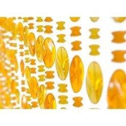 Kralengordijn Parels Honing 90x200cm (30 Strengen) -Gordijn Promotie Winkel 1974174555