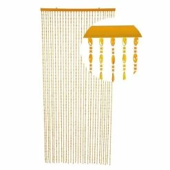 Kralengordijn Parels Honing 90x200cm (30 Strengen) -Gordijn Promotie Winkel 1974174558