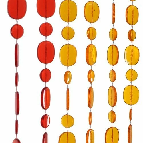 Kralengordijn Pailletten Gekleurd 90x200cm (49 Strengen) 5 Kralengordijn Pailletten Gekleurd 90x200cm (49 Strengen) - Afbeelding 3