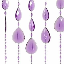 Kralengordijn Druppel Paars 90x200cm 9 Kralengordijn Druppel Paars 90x200cm -Gordijn Promotie Winkel 1974178419 3