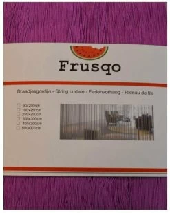 Draadjesgordijn Violet 90x200cm 5 Draadjesgordijn Violet 90x200cm -Gordijn Promotie Winkel 1975574592
