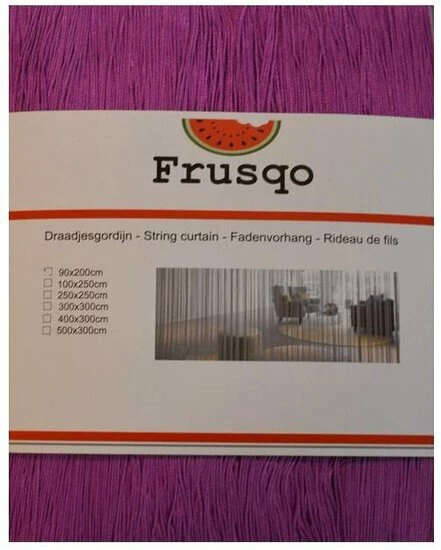 Draadjesgordijn Violet 90x200cm 4 Draadjesgordijn Violet 90x200cm - Afbeelding 2