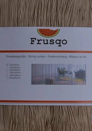 Draadjesgordijn Beige-bruin 90x200cm 4 Draadjesgordijn Beige-bruin 90x200cm - Afbeelding 2