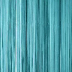 Draadjesgordijn Turquoise 100x250cm