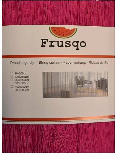 Draadjesgordijn Fuchsia Roze 100x250cm 4 Draadjesgordijn Fuchsia Roze 100x250cm - Afbeelding 2