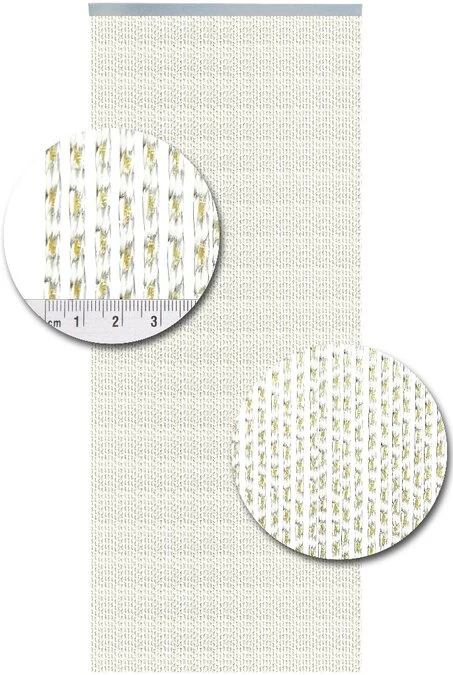 Vliegengordijn Luxe Lucca Geel 100x240cm 4 Vliegengordijn Luxe Lucca Geel 100x240cm - Afbeelding 2