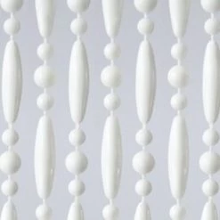 Vliegengordijn Kralen Op Maat: Verspringen Wit
