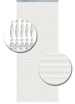 Vliegengordijn Kralen Op Maat: Recht Transparant -Gordijn Promotie Winkel 1979361702 2