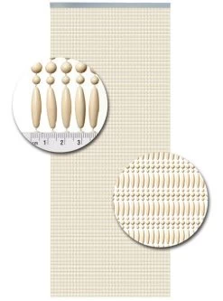 Vliegengordijn Kralen Op Maat: Recht Creme -Gordijn Promotie Winkel 1979361714 1