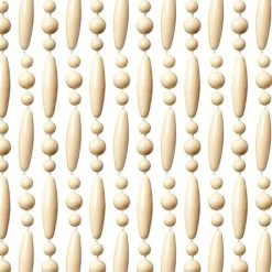 Vliegengordijn Kralen Op Maat: Verspringen Creme