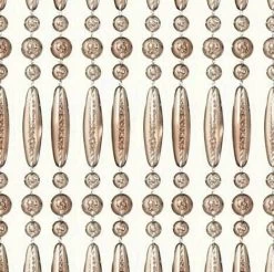 Vliegengordijn Kralen Op Maat: Recht Champagne