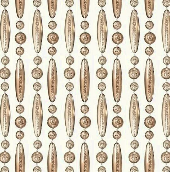 Vliegengordijn Kralen Op Maat: Verspringen Champagne 3 Vliegengordijn Kralen Op Maat: Verspringen Champagne
