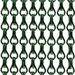 Aluminium Ketting Vliegengordijn Op Maat: Groen Glans