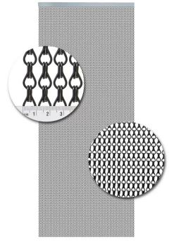 Aluminium Ketting Vliegengordijn Op Maat: Zwart Glans -Gordijn Promotie Winkel 1979361852