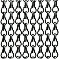 Aluminium Ketting Vliegengordijn Op Maat: Antraciet Glans