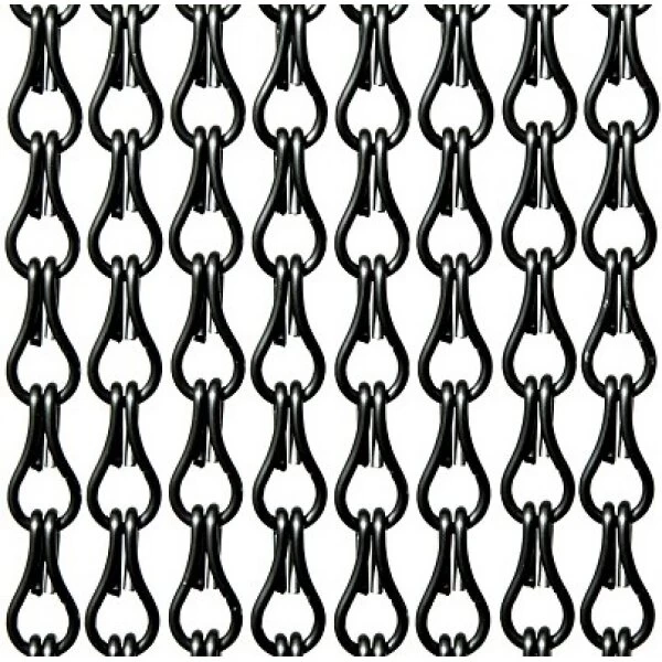 Aluminium Ketting Vliegengordijn Op Maat: Antraciet Glans 3 Aluminium Ketting Vliegengordijn Op Maat: Antraciet Glans