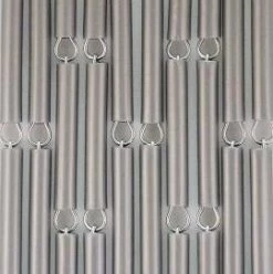 Vliegengordijn Op Maat: Hulzen Verspringen Zilver (bouwpakket)