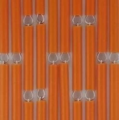 Vliegengordijn Op Maat: Hulzen Verspringen Oranje (bouwpakket)