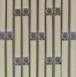 Vliegengordijn Op Maat: Hulzen Verspringen Creme (bouwpakket)