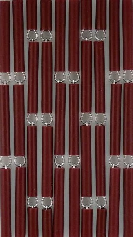 Vliegengordijn Op Maat: Hulzen Bordeaux Verspringen (bouwpakket) 4 Vliegengordijn Op Maat: Hulzen Bordeaux Verspringen (bouwpakket) - Afbeelding 2