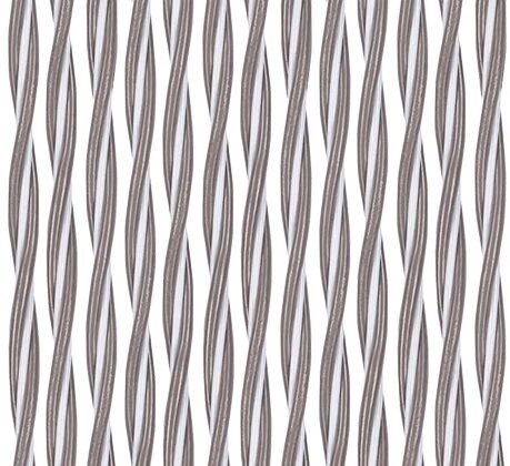 Vliegengordijn Op Maat: Monza Wit/taupe 3 Vliegengordijn Op Maat: Monza Wit/taupe