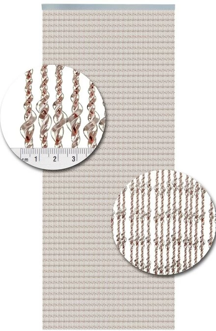 Vliegengordijn Op Maat: Pisa Transparant/wit/rood 4 Vliegengordijn Op Maat: Pisa Transparant/wit/rood - Afbeelding 2