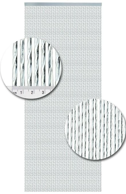 Vliegengordijn Op Maat: Luxe Bali Zwart/transparant 4 Vliegengordijn Op Maat: Luxe Bali Zwart/transparant - Afbeelding 2