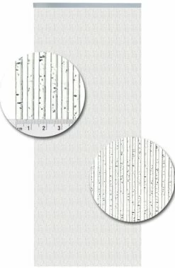 Vliegengordijn Op Maat: Como Glitter Zilver -Gordijn Promotie Winkel 1979362119