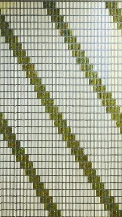 Vliegengordijn Op Maat: 4 Diagonale Strepen (bouwpakket)