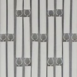 Vliegengordijn Op Maat: Hulzen Verspringen Wit (bouwpakket)