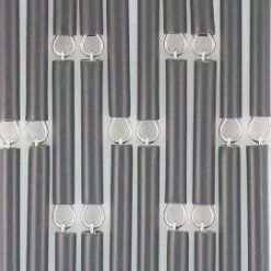 Vliegengordijn Op Maat: Hulzen Verspringen Antraciet (bouwpakket)