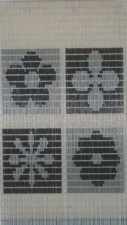 Vliegengordijn Op Maat: 4 Vlakken Met Bloemen (bouwpakket)