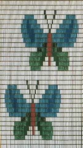 Vliegengordijn Op Maat: Vlinders (bouwpakket) 3 Vliegengordijn Op Maat: Vlinders (bouwpakket)