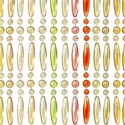 Vliegengordijn Kralen Op Maat: Recht Kleurenmix